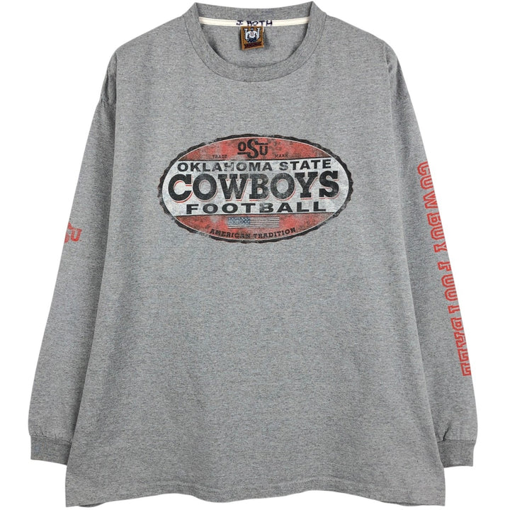 UAS Long-Sleeve T-Shirt, Made in USA, Men's XL Equivalent cotton gray type Vintage Second Hand