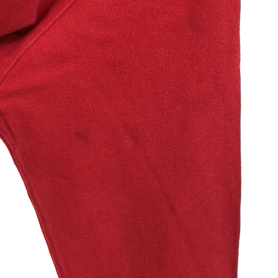 Vintage 90'S Ralph Lauren POLO by Ralph Lauren long-sleeved T-shirt, size L, men's cotton red type Vintage Second Hand
