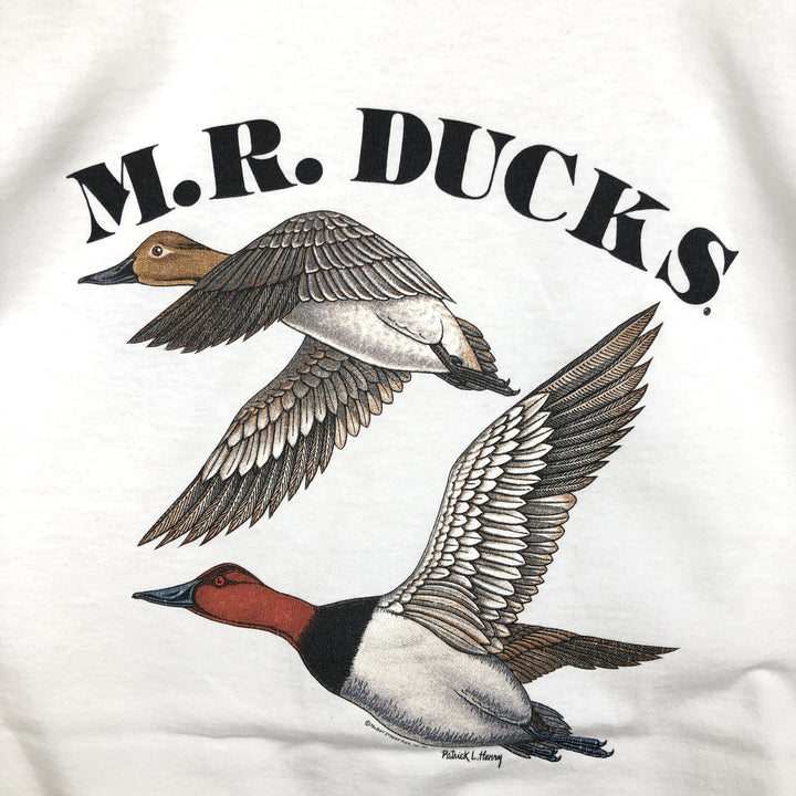 90'S Fruit of the Loom Long-Sleeve T-Shirt, Made in USA, Men's XXL equivalent, Vintage cotton white type Vintage Second Hand