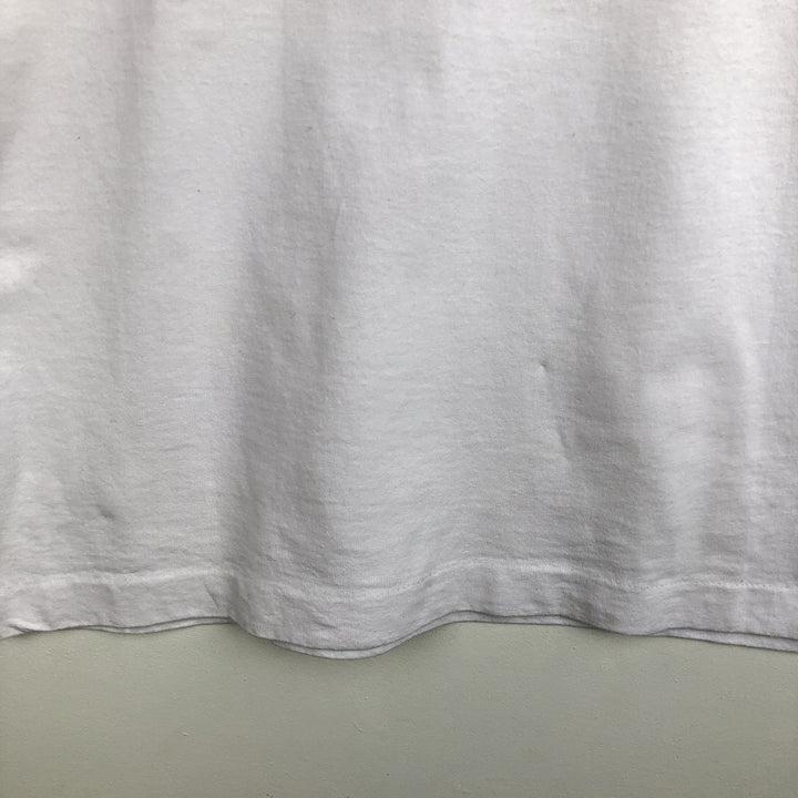 90'S Fruit of the Loom Long-Sleeve T-Shirt, Made in USA, Men's XXL equivalent, Vintage cotton white type Vintage Second Hand