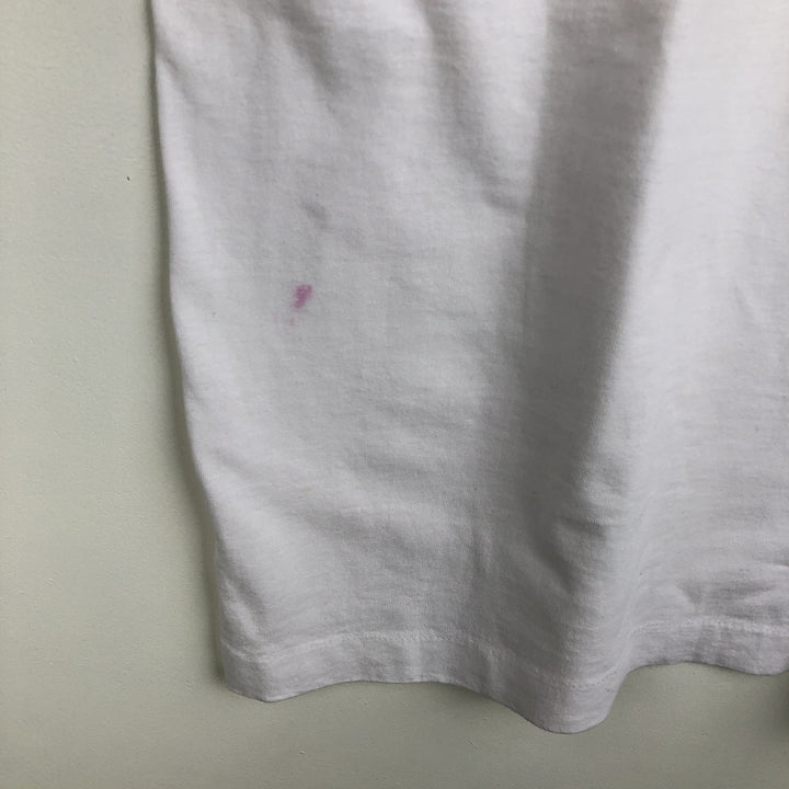 90'S Fruit of the Loom Long-Sleeve T-Shirt, Made in USA, Men's XXL equivalent, Vintage cotton white type Vintage Second Hand