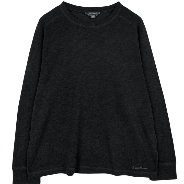 Eddie Bauer sweatshirt, men's size XXL equivalent. cotton black type Vintage Second Hand