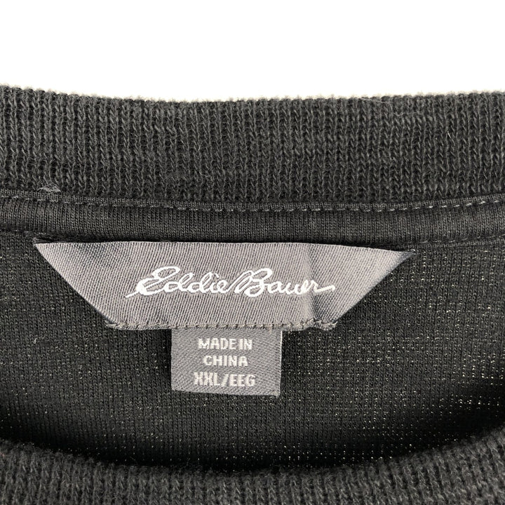 Eddie Bauer sweatshirt, men's size XXL equivalent. cotton black type Vintage Second Hand