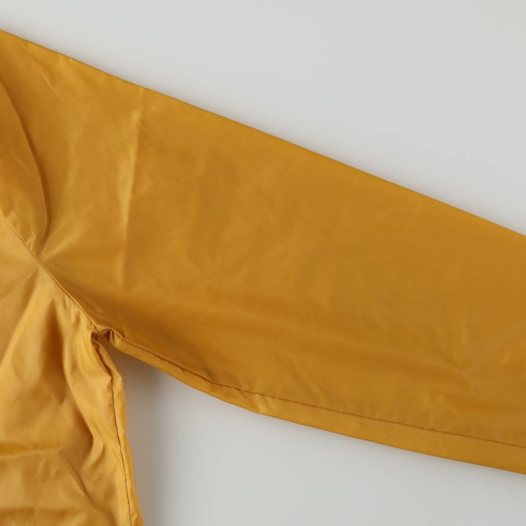 1960s-1970'S Coach Jacket, Made in USA, Men's Size L (approx.), Vintage Nylon yellow type Vintage Second Hand