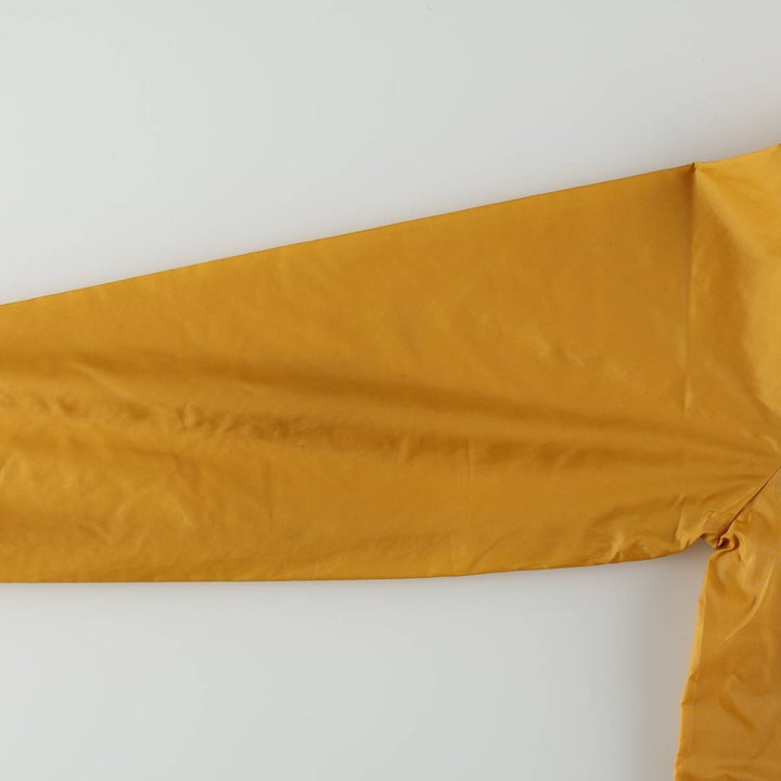 1960s-1970'S Coach Jacket, Made in USA, Men's Size L (approx.), Vintage Nylon yellow type Vintage Second Hand