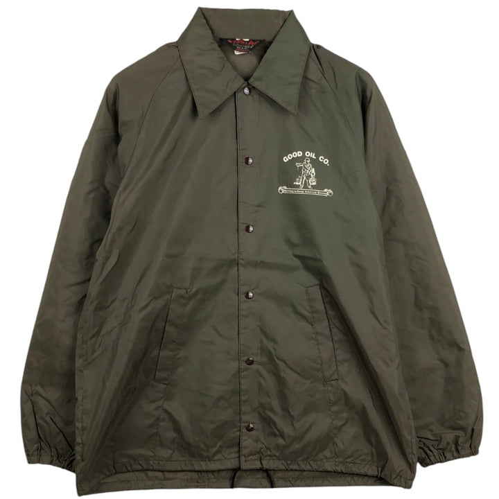 80s-90'S Dunbrooke Pla-Jac Coach Jacket, Made in USA, Men's Size L (approx.), Vintage unclear Khaki type Vintage Second Hand