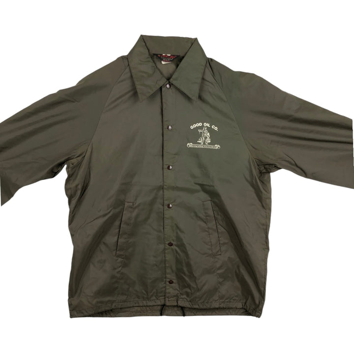 80s-90'S Dunbrooke Pla-Jac Coach Jacket, Made in USA, Men's Size L (approx.), Vintage unclear Khaki type Vintage Second Hand