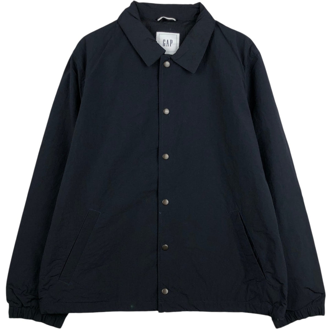 GAP Coach Jacket, Men's Size L (approx.) Recycled nylon navy blue type Vintage Second Hand