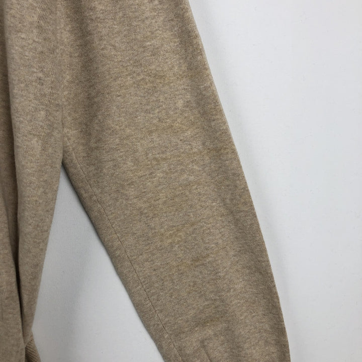 Ralph Lauren POLO RALPH LAUREN V-neck Pima cotton knit sweater, men's size L Pima Cotton Beige type Vintage Second Hand