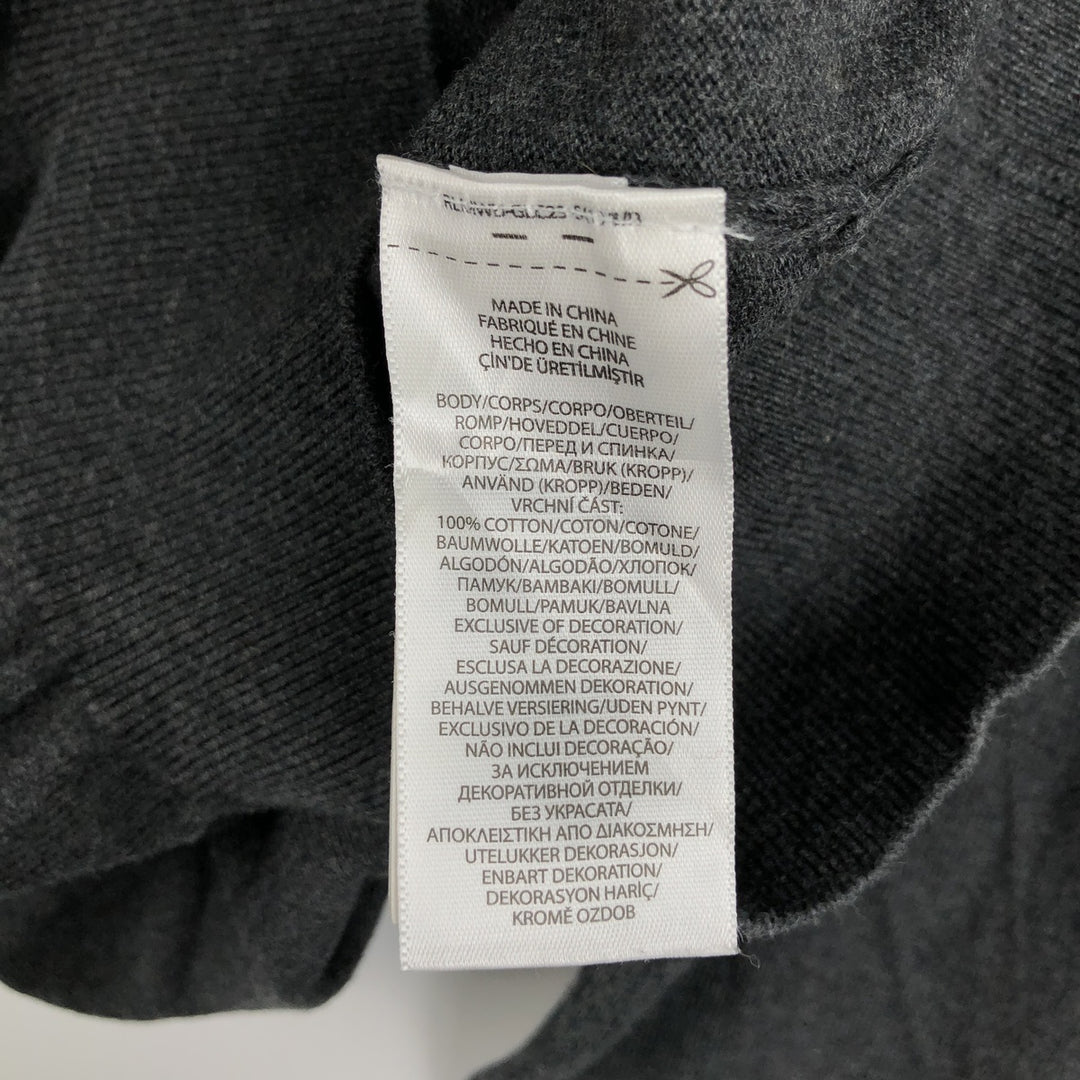 Ralph Lauren POLO RALPH LAUREN Polo Knit Sweater, Men's Size M (approx.) Pima Cotton Charcoal Vintage Second Hand