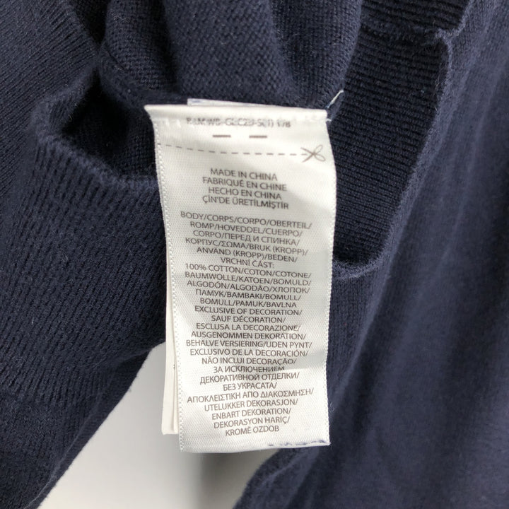 Ralph Lauren POLO RALPH LAUREN Polo Knit Sweater, Men's Size S (approx.) cotton black type Vintage Second Hand
