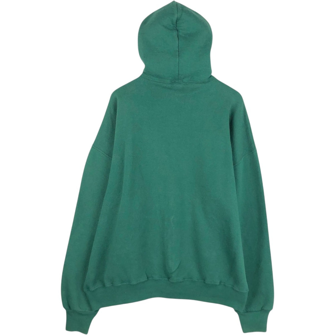 Vintage 90'S Russell full-zip sweatshirt, size XXL, men's cotton green type Vintage Second Hand