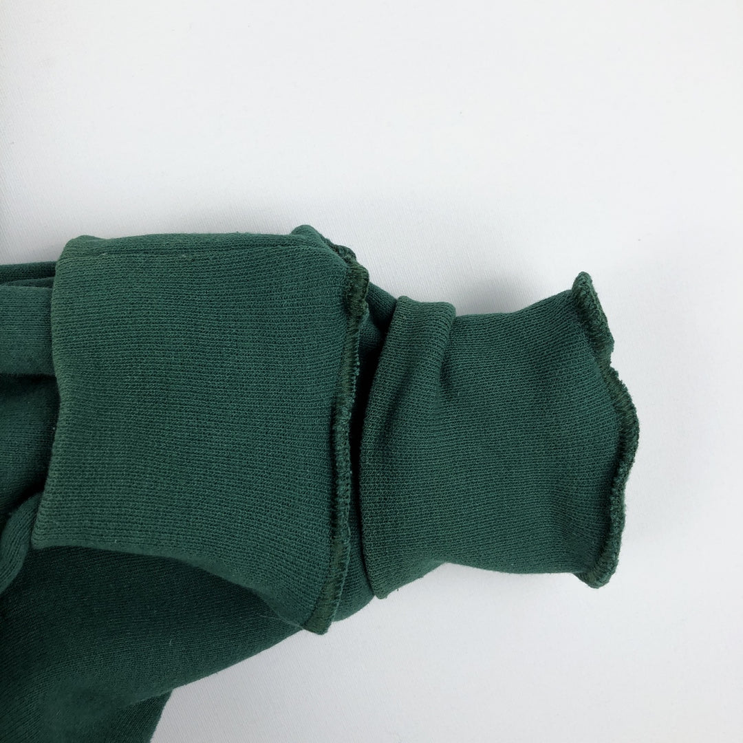 Vintage 90'S Russell full-zip sweatshirt, size XXL, men's cotton green type Vintage Second Hand