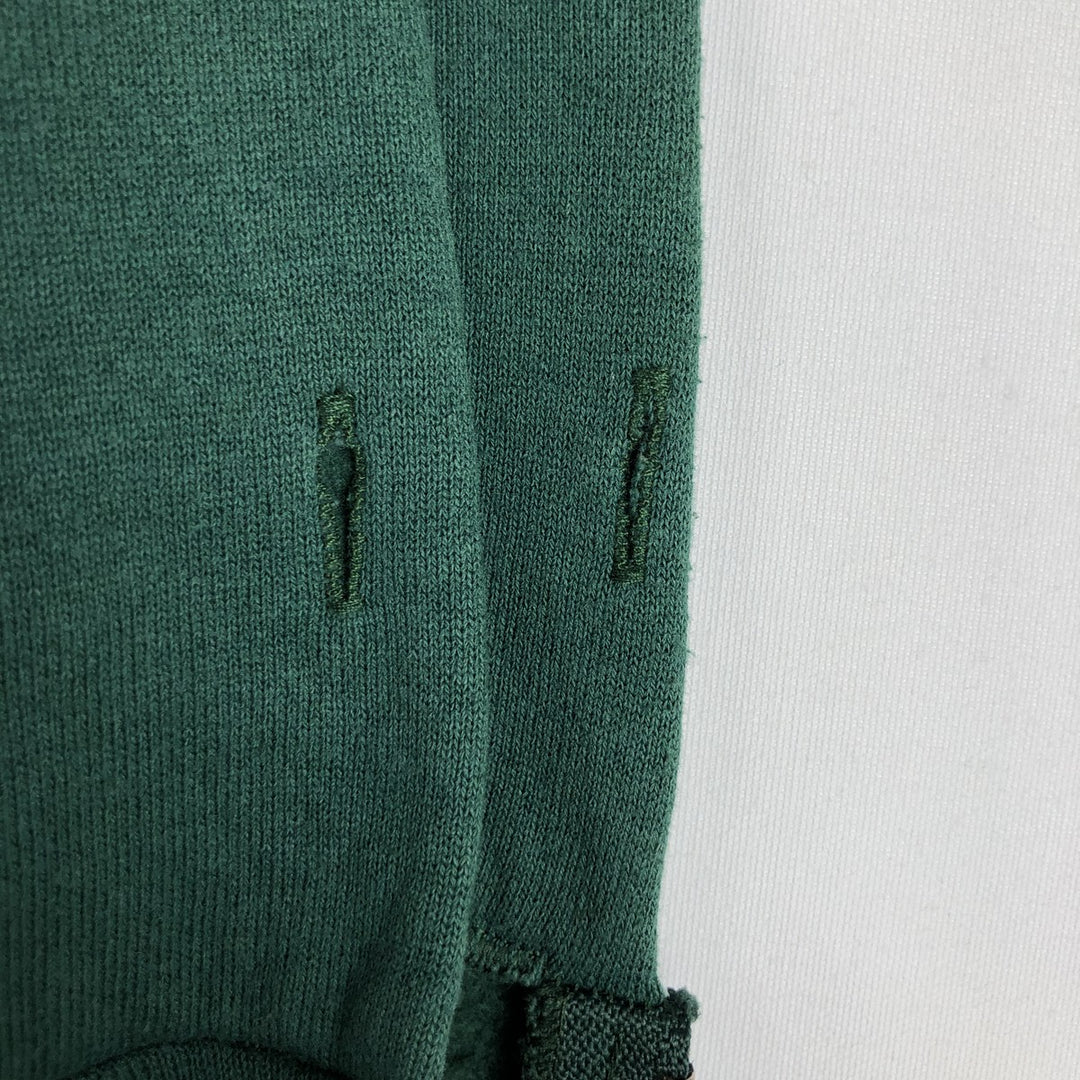 Vintage 90'S Russell full-zip sweatshirt, size XXL, men's cotton green type Vintage Second Hand
