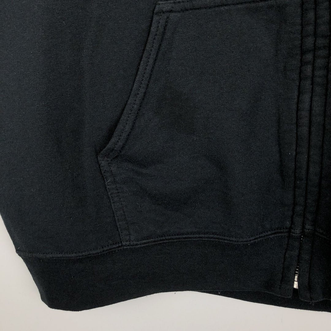 Harley-Davidson Eagle Pattern Full-Zip Hoodie, Men's Size L cotton black type Vintage Second Hand