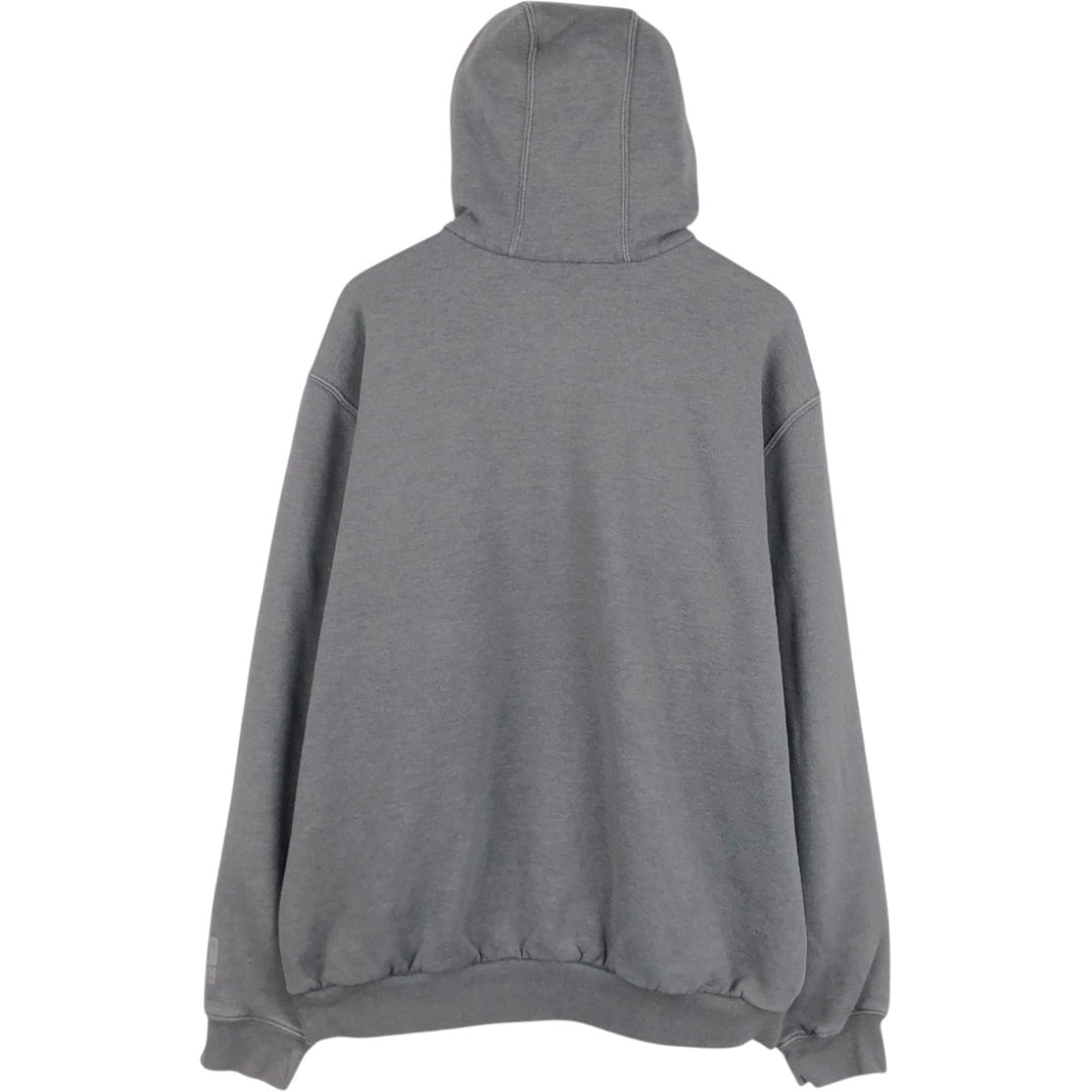 Carhartt Sweat Full Zip Hoodie Men's L size cotton Charcoal Vintage Second Hand
