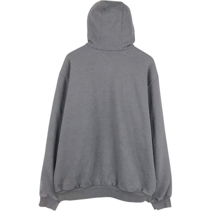 Carhartt Sweat Full Zip Hoodie Men's L size cotton Charcoal Vintage Second Hand