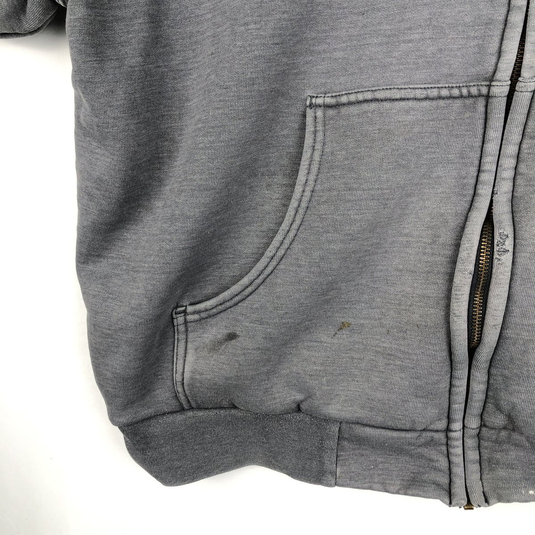 Carhartt Sweat Full Zip Hoodie Men's XL unclear Charcoal Vintage Second Hand
