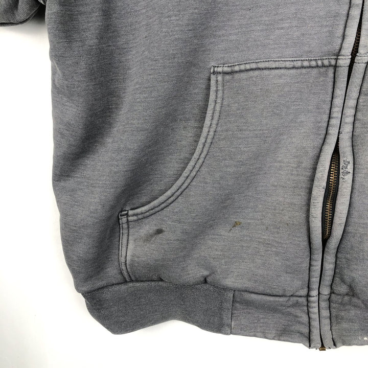 Carhartt Sweat Full Zip Hoodie Men's XL unclear Charcoal Vintage Second Hand