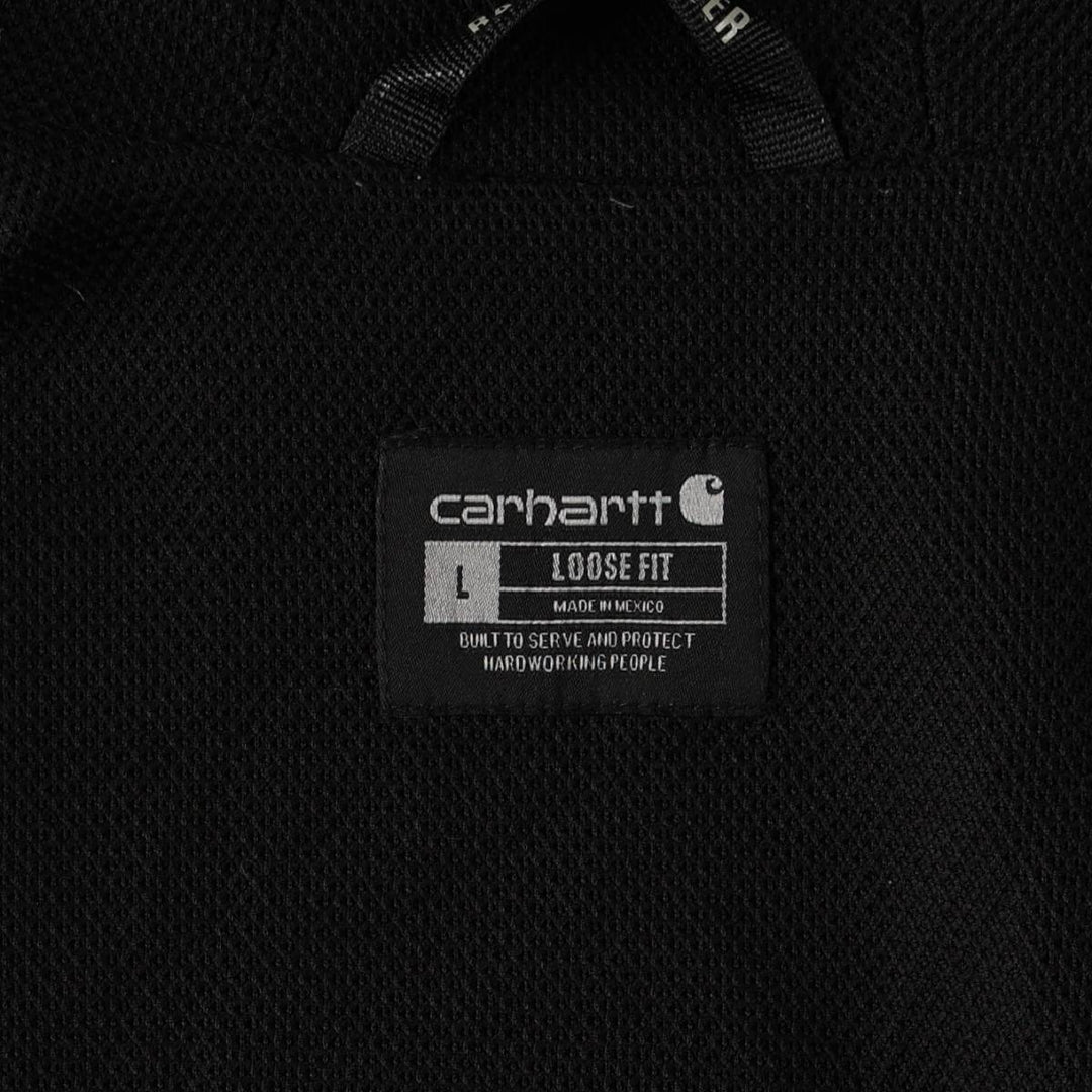 Carhartt Loose Fit Rain Defender Full-Zip Hoodie, Men's Size L cotton gray type Vintage Second Hand