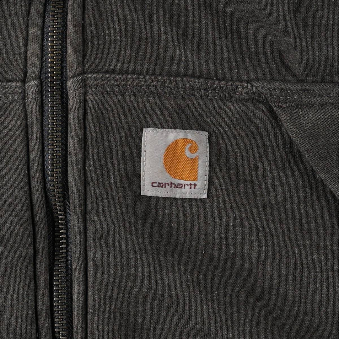 Carhartt Loose Fit Rain Defender Full-Zip Hoodie, Men's Size L cotton gray type Vintage Second Hand