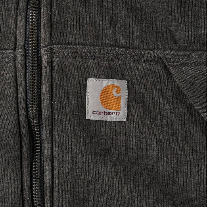 Carhartt Loose Fit Rain Defender Full-Zip Hoodie, Men's Size L cotton gray type Vintage Second Hand