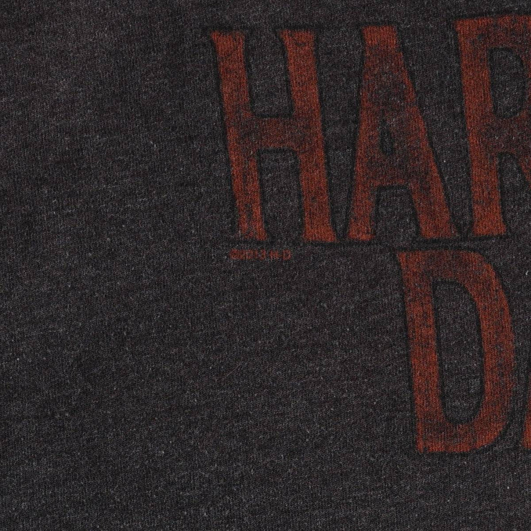 Harley-Davidson Full-Zip Sweatshirt, Men's XL cotton gray type Vintage Second Hand