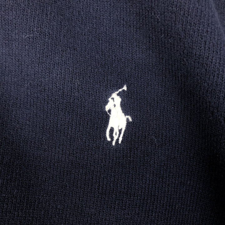 Ralph Lauren POLO by Ralph Lauren full zip sweatshirt, men's size L cotton navy blue type Vintage Second Hand