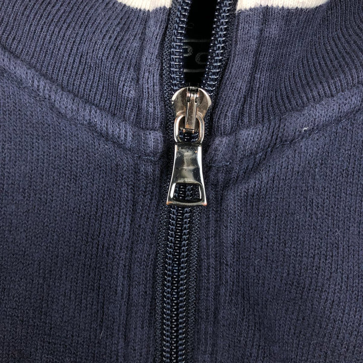 Ralph Lauren POLO by Ralph Lauren full zip sweatshirt, men's size L cotton navy blue type Vintage Second Hand