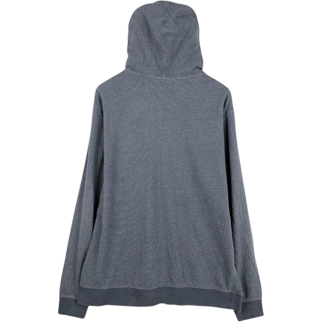 Patagonia Organic Cotton Full-Zip Sweatshirt (Men's XL equivalent) cotton blue type Vintage Second Hand