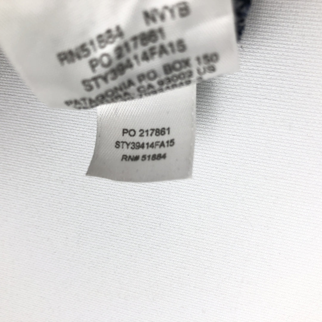 Patagonia Organic Cotton Full-Zip Sweatshirt (Men's XL equivalent) cotton blue type Vintage Second Hand