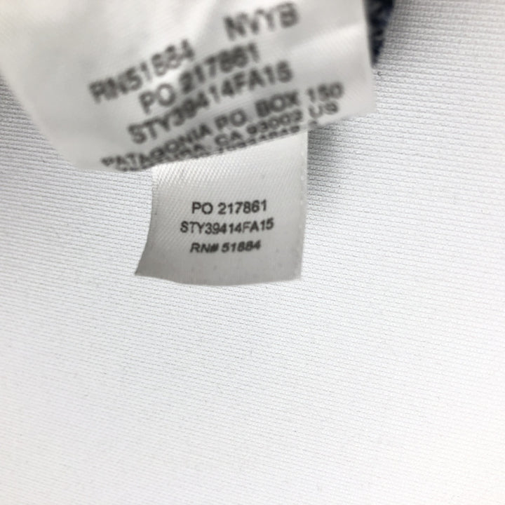 Patagonia Organic Cotton Full-Zip Sweatshirt (Men's XL equivalent) cotton blue type Vintage Second Hand
