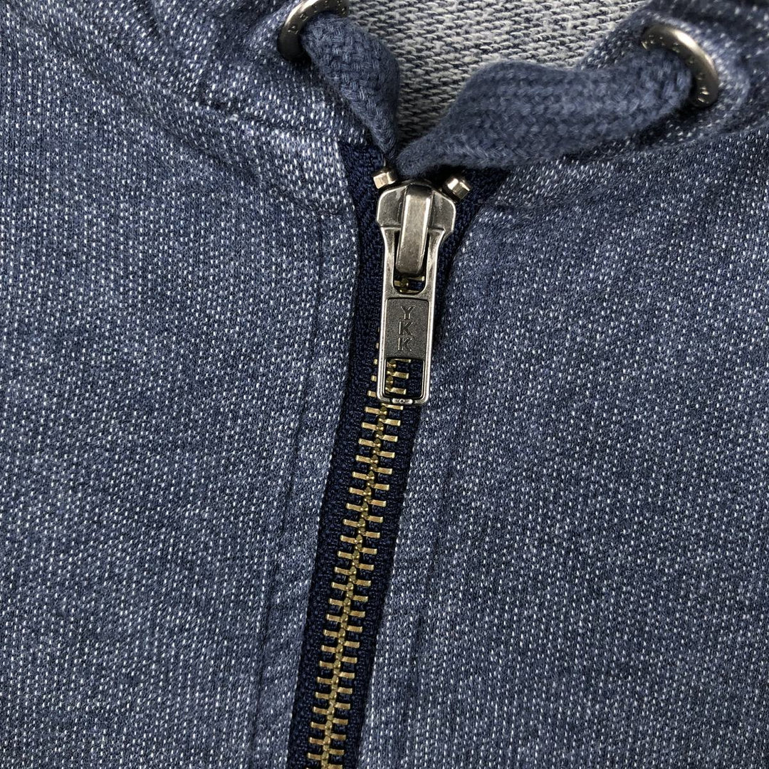 Patagonia Organic Cotton Full-Zip Sweatshirt (Men's XL equivalent) cotton blue type Vintage Second Hand