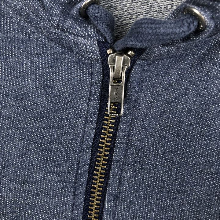 Patagonia Organic Cotton Full-Zip Sweatshirt (Men's XL equivalent) cotton blue type Vintage Second Hand