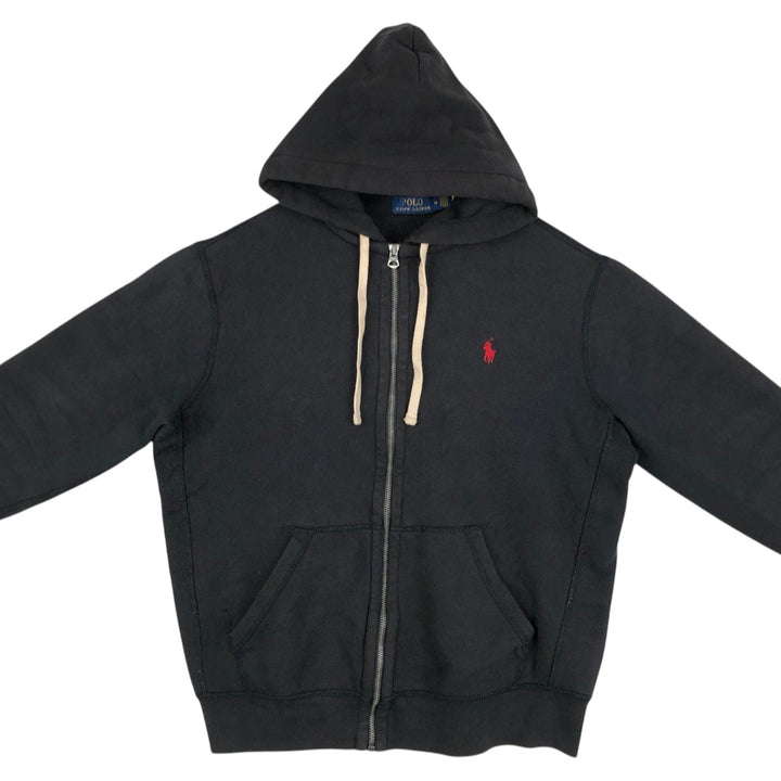 Ralph Lauren POLO RALPH LAUREN Sweat Full Zip Hoodie Men's M cotton black type Vintage Second Hand
