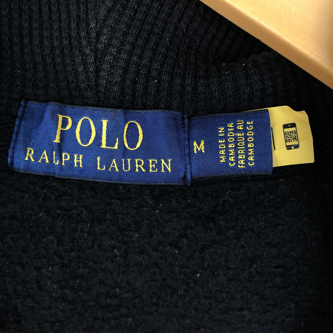 Ralph Lauren POLO RALPH LAUREN Sweat Full Zip Hoodie Men's M cotton black type Vintage Second Hand