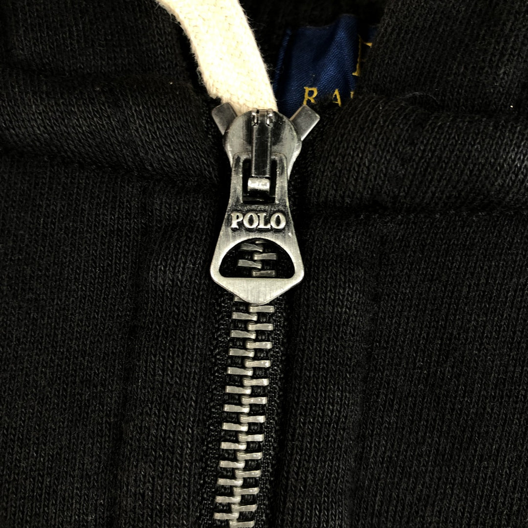 Ralph Lauren POLO RALPH LAUREN Sweat Full Zip Hoodie Men's M cotton black type Vintage Second Hand