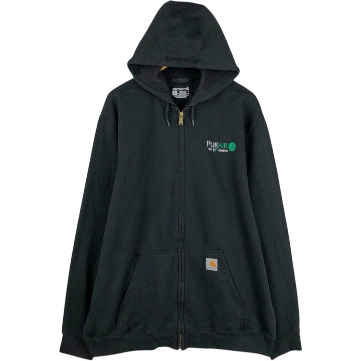 Carhartt Loose Fit Sweat Full Zip Hoodie, Men's XL cotton black type Vintage Second Hand