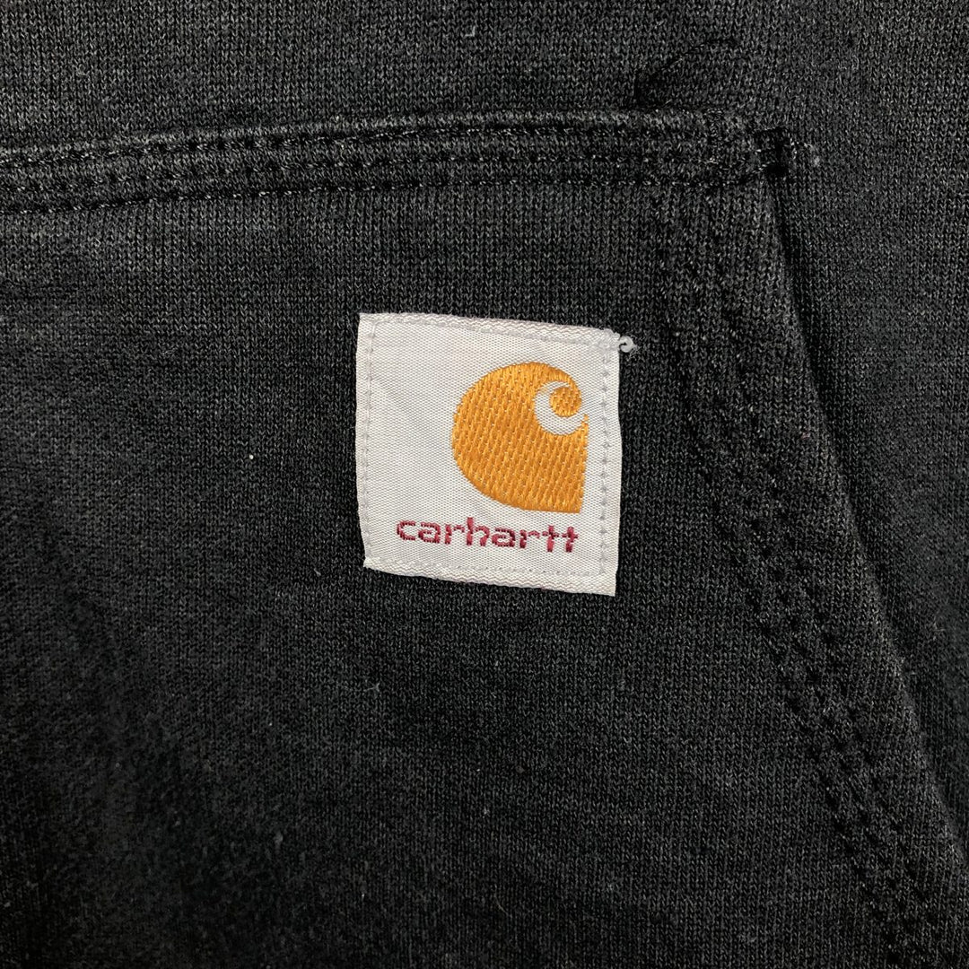 Carhartt Loose Fit Sweat Full Zip Hoodie, Men's XL cotton black type Vintage Second Hand