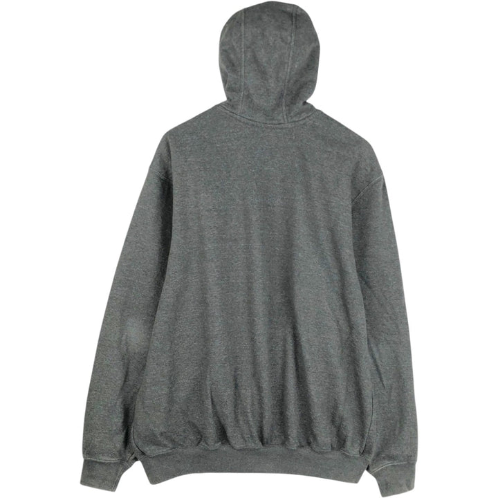 Carhartt Loose Fit Sweat Full Zip Hoodie, Men's L size cotton Charcoal Vintage Second Hand