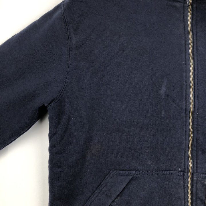 Carhartt Relaxed Fit Full-Zip Sweatshirt, Men's Size M cotton navy blue type Vintage Second Hand