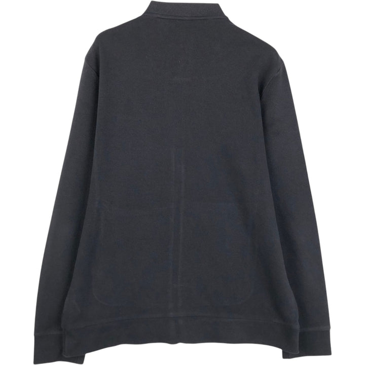 Calvin Klein full-zip sweatshirt, men's size L cotton black type Vintage Second Hand