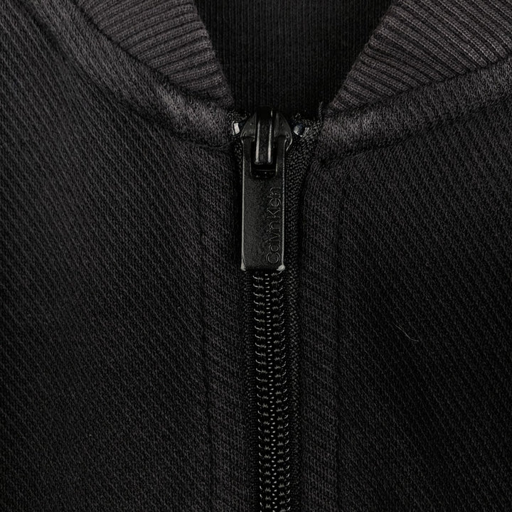 Calvin Klein full-zip sweatshirt, men's size L cotton black type Vintage Second Hand