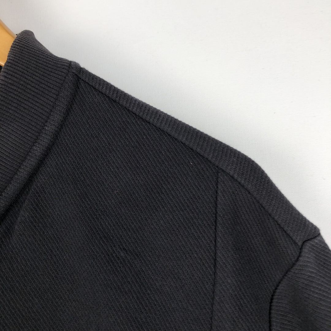 Calvin Klein full-zip sweatshirt, men's size L cotton black type Vintage Second Hand