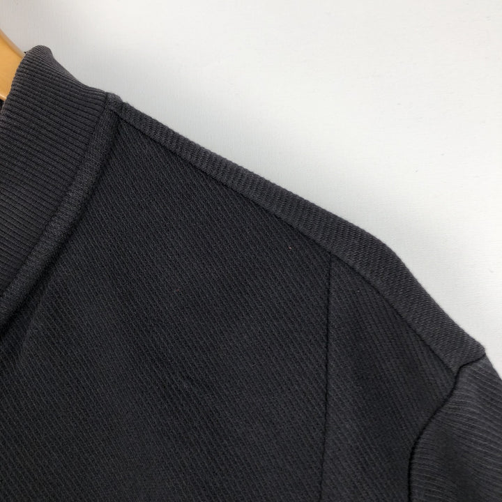 Calvin Klein full-zip sweatshirt, men's size L cotton black type Vintage Second Hand
