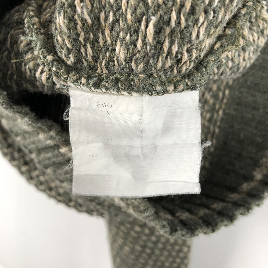 Woolrich knit sweater, men's size XL (approx.) unclear gray type Vintage Second Hand