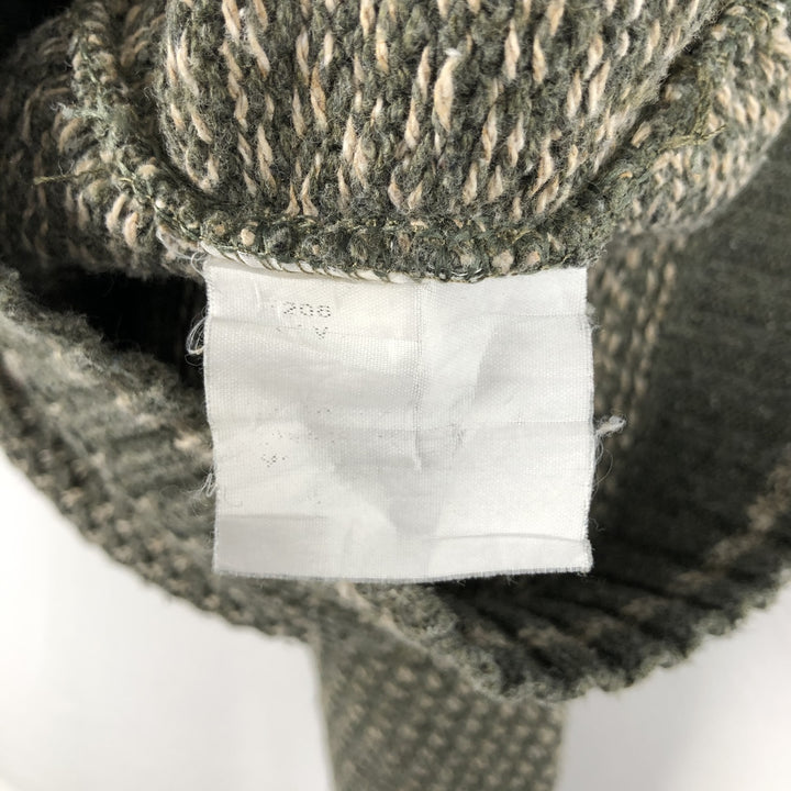 Woolrich knit sweater, men's size XL (approx.) unclear gray type Vintage Second Hand
