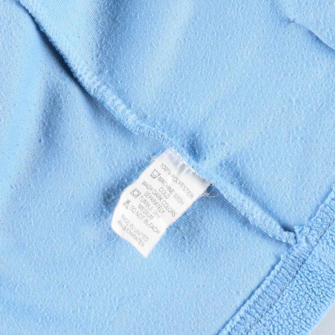 Hard Rock Cafe Advertising Fleece Full-Zip Hoodie (Women's Size M) polyester Blue type light blue Vintage Second Hand