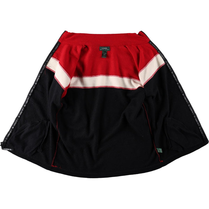 Ralph Lauren fleece jacket, women's size L (approx.) polyester red type Vintage Second Hand