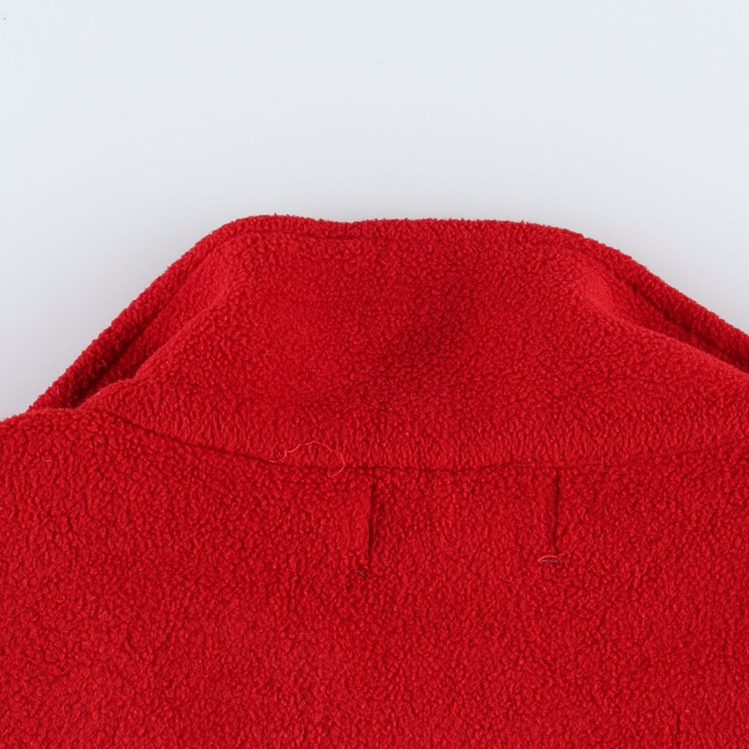 Ralph Lauren fleece jacket, women's size L (approx.) polyester red type Vintage Second Hand